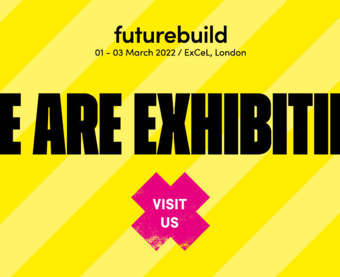 Square Black Box with golden wrapping paper and label. 3d render